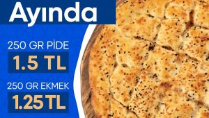 Kent Ekmek’te Ramazan pidesi 1,5 liraya satılacak