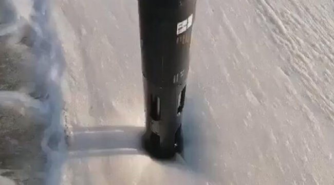 Marmara Denizi'nde en çarpıcı görüntü... Ölçüm cihazı su altına inemedi