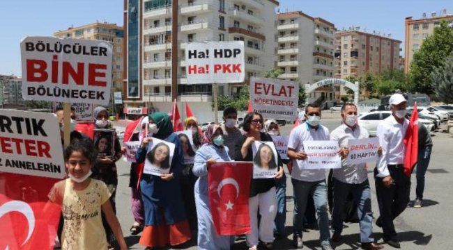 Almanya'da evlat nöbetindeki anneden Diyarbakır'daki ailelere destek ziyareti