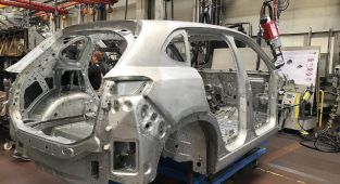 TOGG'un gövdesinin fotoğrafları paylaşıldı