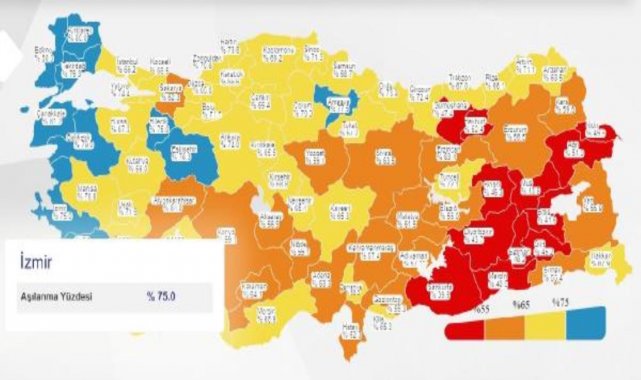İzmir aşılamada mavi kategoriye girdi