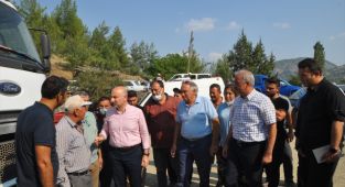 Köyceğiz'deki orman yangınlarıyla ilgili bilgi aldı: