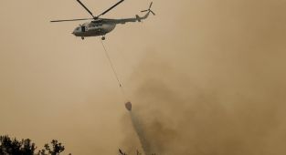 Orman yangınlarına havadan ve karadan müdahale ediliyor