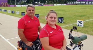 Öznur Cüre ve Bülent Korkmaz gümüş madalya aldı