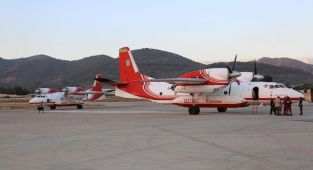 Ukrayna'nın 2 uçağı destek veriyor