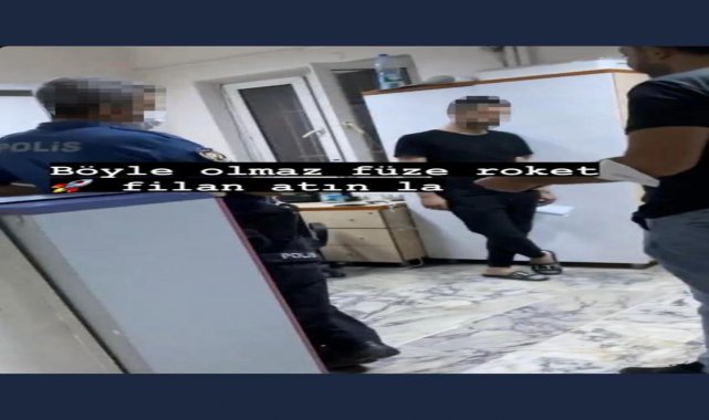Uyuşturucudan gözaltına alındı, sosyal medyadan polisi tehdit etti