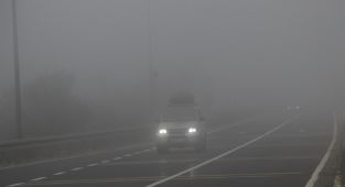 Bolu Dağı'nda sis etkili oluyor