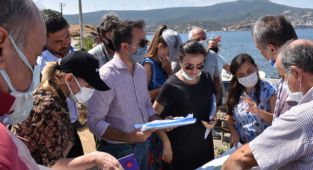 Foçalılar 'zehirli atıklara hayır' diyor