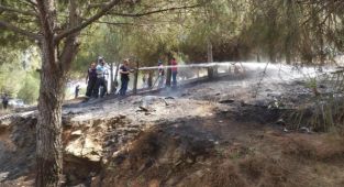 Gölmarmara'da Orman Yangını Kısa Sürede Söndürüldü