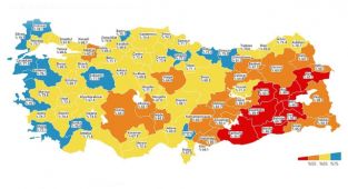 İkinci doz aşıda mavi il sayısı 13'e ulaştı