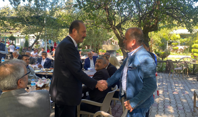 Mhp’li osmanağaoğlu kemalpaşa’da muhtarlarla buluştu