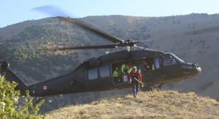 Munzur Vadisi'ndeki örtü yangını bölgesinde soğutma çalışmaları sürüyor