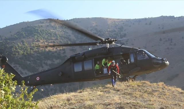 Munzur Vadisi'ndeki örtü yangını bölgesinde soğutma çalışmaları sürüyor
