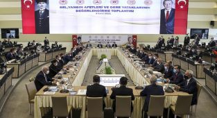 Sel, Yangın Afetleri ve Dere Yataklarının Değerlendirme Toplantısı 6 bakanın katılımıyla yapıldı