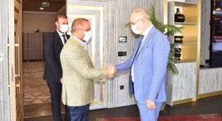 Başkan Ergün, MHP MYK Üyesi Uçak ve Meclis Üyesi Noyan’ı Ağırladı