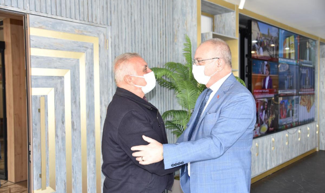 Başkan Ergün, Uzunırmak'ı ağırladı