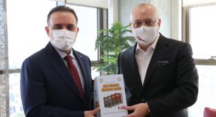 Baybatur'dan Başkan Ergün'e Ziyaret