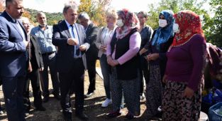 Bornova’da kadın çiftçiler unutulmadı