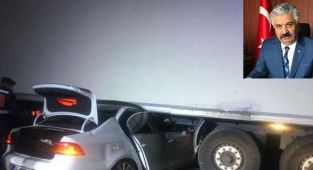 Feci kazada emekli birinci sınıf emniyet müdürü Hasan Çevik ile oğlu Ahmet Buğra hayatını kaybetti