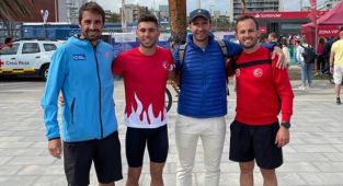 Gültiğin Er İspanya'da Türk triatlon tarihine geçti