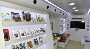 İkinci gezici kütüphane hizmete açıldı