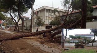 İzmir’de sağanak yağış etkili oldu