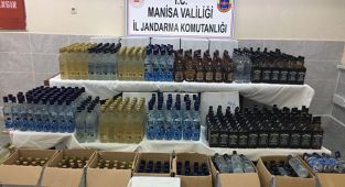 Kaçak içki operasyonu! 701 şişe kaçak içki ele geçirildi