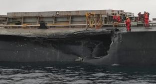 Marmara Denizi açıklarında gemi kazası