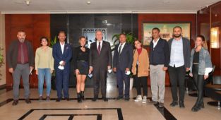 Purçu,Romgeder temsilcileriyle buluştu