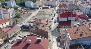 Selde zarar gören Kastamonu yollarında yenileme çalışmaları sürüyor