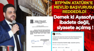 Ayasofya’da Atatürk'e Mevlid'e Valilikten Ret