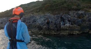 Aydın açıklarında 11 düzensiz göçmen kurtarıldı