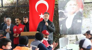 Başkan Sandal, İşçilere Seslendi