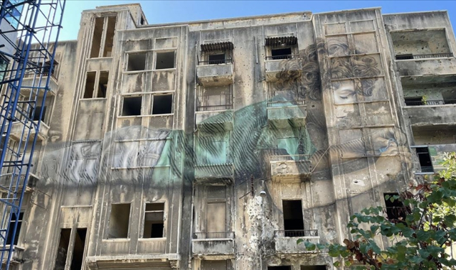 Çeşitli ülkelerden gelen sokak sanatçıları çizimleriyle Beyrut'a yeni bir çehre kazandırıyor