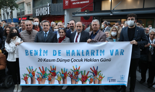 Dünya Çocuk Hakları Konak'ta savunuldu