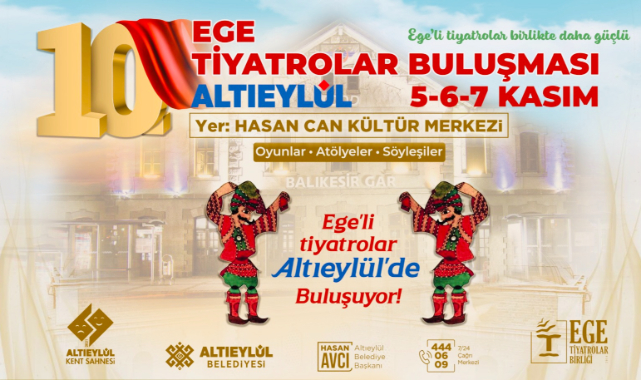 Ege’li Tiyatrolar Altıeylül’de Buluşuyor