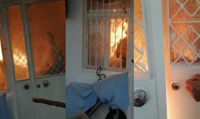 Kendini ve annesini evde diri diri yakmaya çalıştı