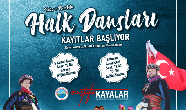 Menderes’te Halk Dansları İçin Kayıt Zamanı