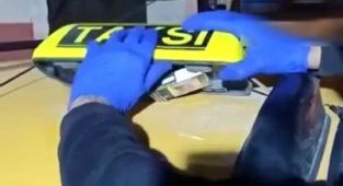 Taksiciden akıl almaz uyuşturucu sevki