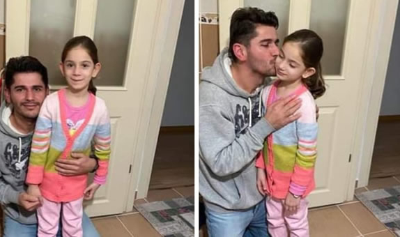 7 yaşındaki kızını boğazını keserek öldürdü