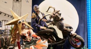 İzmir Hiltown AVM Altınyıldız Classics mağazası yılbaşı vitrinini ödüllü tasarım süslüyor