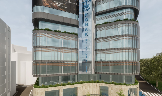 Konak Belediyesi’nin yeni bina projesi görücüye çıktı