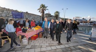 Sığacık sahili yepyeni bir görünüme kavuştu