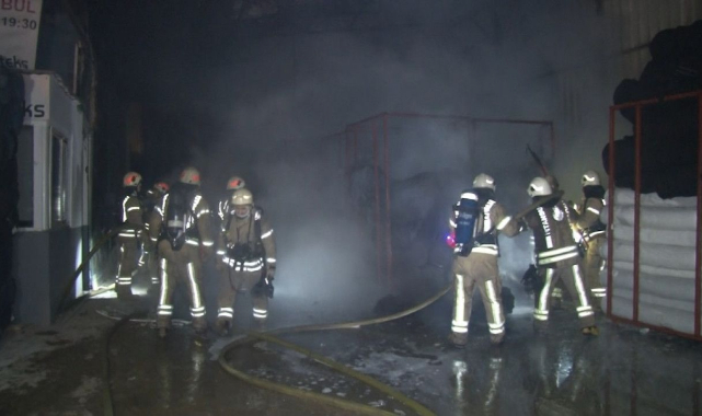 Zeytinburnu'nda yangın paniği