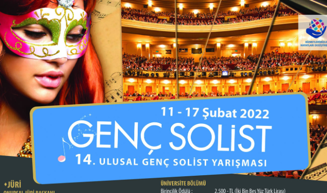 14. Ulusal genç solist yarışması başvuları başlıyor