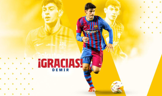 Barcelona, Yusuf Demir'in kiralık sözleşmesini feshetti