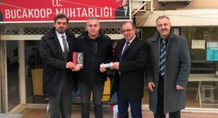 Buca’da Saadet Partisi’nden muhtarlara ziyaret