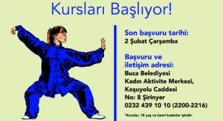 Bucalı kadınlara wushu kursu