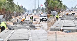 Çiğli Tramvayı’nda çalışmalar hızla devam ediyor