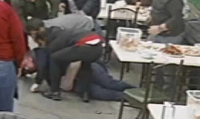 Lokantacıdan müşteriye hayat kurtaran müdahale